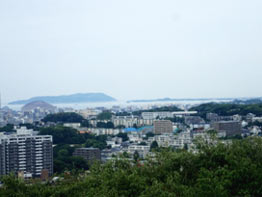 展望台から見た福岡市