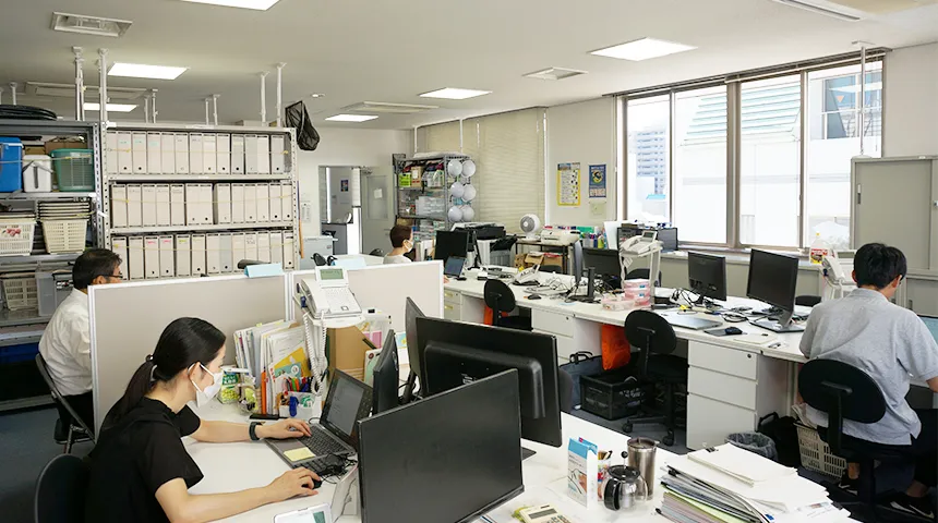 中四国支社の社内風景