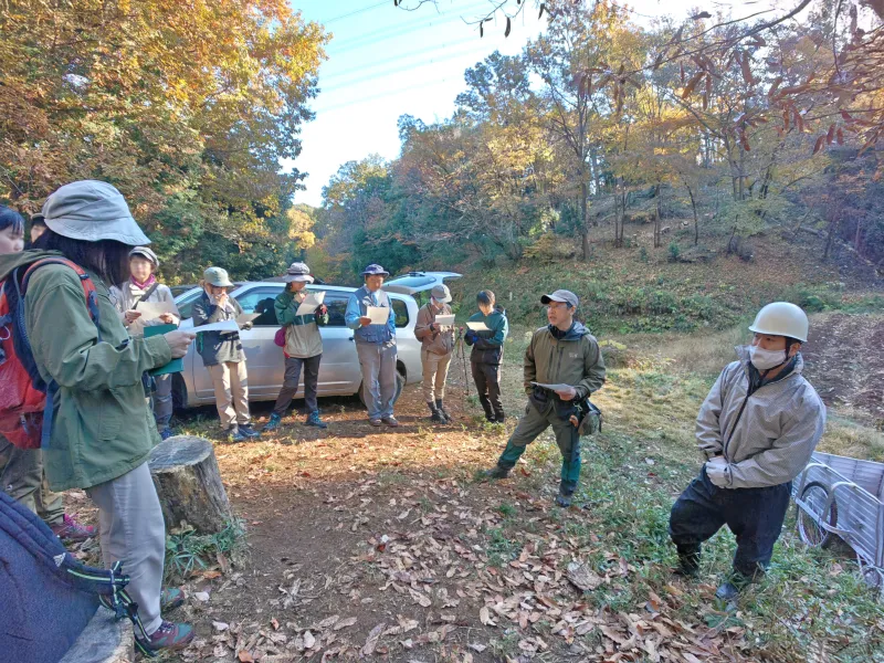 佐々木隊長とS君による段取り説明